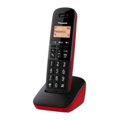 Panasonic KX-TGB610JT Telefono Cordless /DECT Identificatore di chiamata