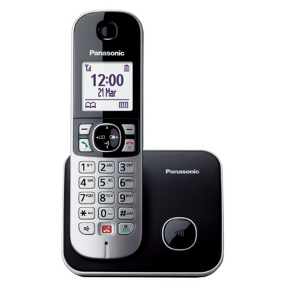 Panasonic KX-TG6851 Telefono Cordless DECT, Schermo LCD da 1.8"