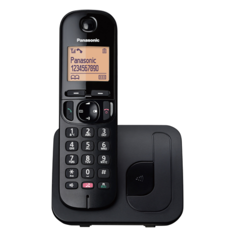 Panasonic KX-TGC250JTS Telefono Cordless Digitale - Nero