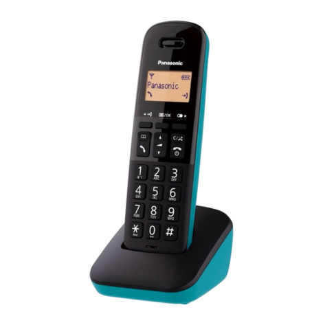 Panasonic KX-TGB610JTB Telefono Cordless DECT N/Blu