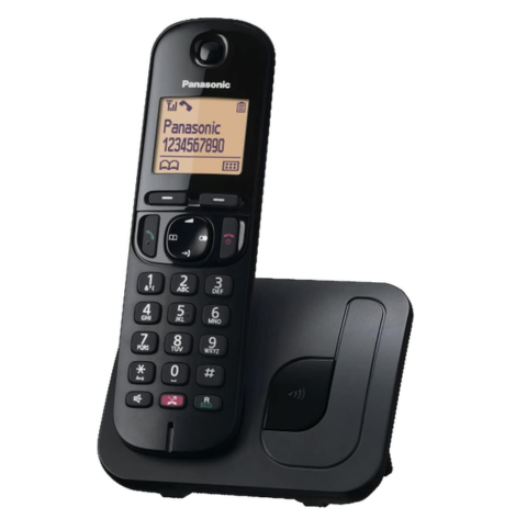 Panasonic KX-TGC250JTB Telefono Cordless Digitale Nero